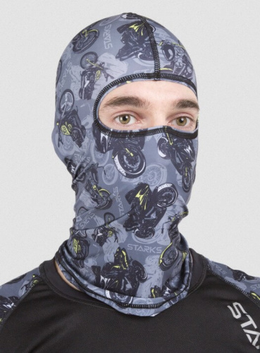 Starks Подшлемник Light Print Moto Серый принт в Санкт-Петербурге
