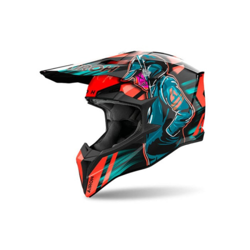 Airoh Шлем Wraaap Cyber Orange Glossy в Санкт-Петербурге