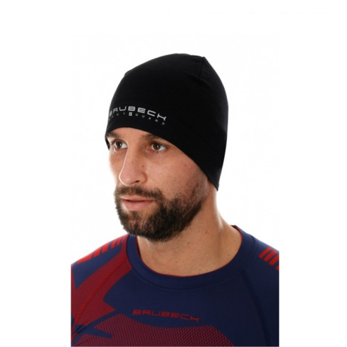 Brubeck Шапка шерстяная Active Wool Черная в Санкт-Петербурге