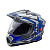 AIM Шлем кросс/эндуро JK802S Blue/Grey/Black в Санкт-Петербурге