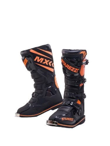 Starezzi Мотоботы Roma Black/Orange в Санкт-Петербурге
