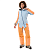 Dragonfly Комбинезон Gravity 2.0 Woman Light Blue - Mock Orange 2025 в Санкт-Петербурге
