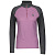 Scott Термокофта женская  Zip Defined Merino dark grey melange/cassis pink в Санкт-Петербурге
