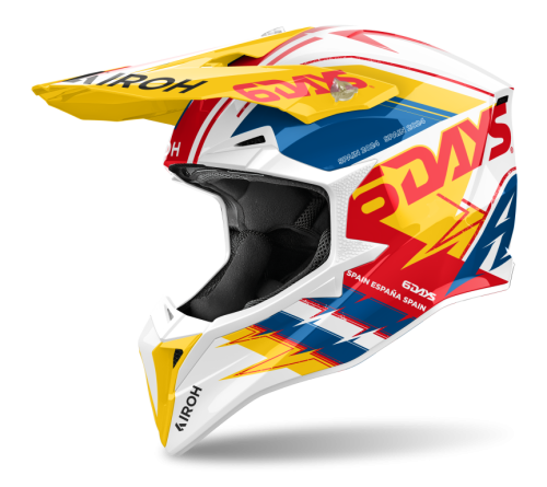 Airoh Мотошлем Wraaap Sixdays Spain 2024 Glossy в Санкт-Петербурге