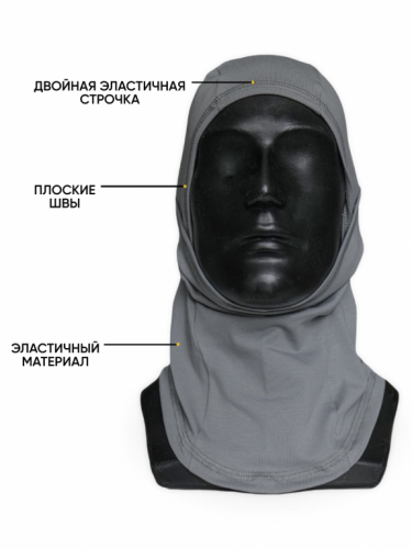 MotoLike Подшлемник Х/Э трансформер Серый в Санкт-Петербурге