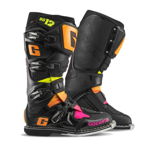 Gaerne Мотоботы SG-12 Black/Orange/Pink в Санкт-Петербурге