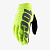 100% Мотоперчатки текстильные подростковые Brisker Youth Glove Fluo Yellow в Санкт-Петербурге