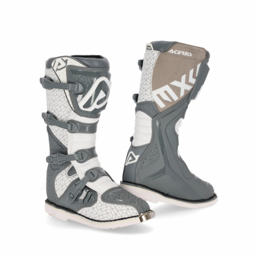 Acerbis Мотоботы кроссовые E-Team Grey/White в Санкт-Петербурге